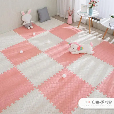 16pcs Foam Baby Play Mat Puzzle Mat Kids Interlocking Exercise Tiles Rugs Puzzle Floor Tiles Toy Carpet Soft Carpet 30*30*1cm by Smarsty