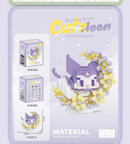 Mini Dog Cat panda raccoon Cute Pet Small Building Block Model Series Ornaments Children's Toy Christmas Birthday Gifts for Kids by Smarsty