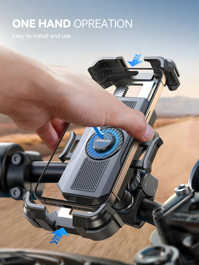 Motorcycle Phone Mount Anti Vibration Handlebar Holder - Smarsty