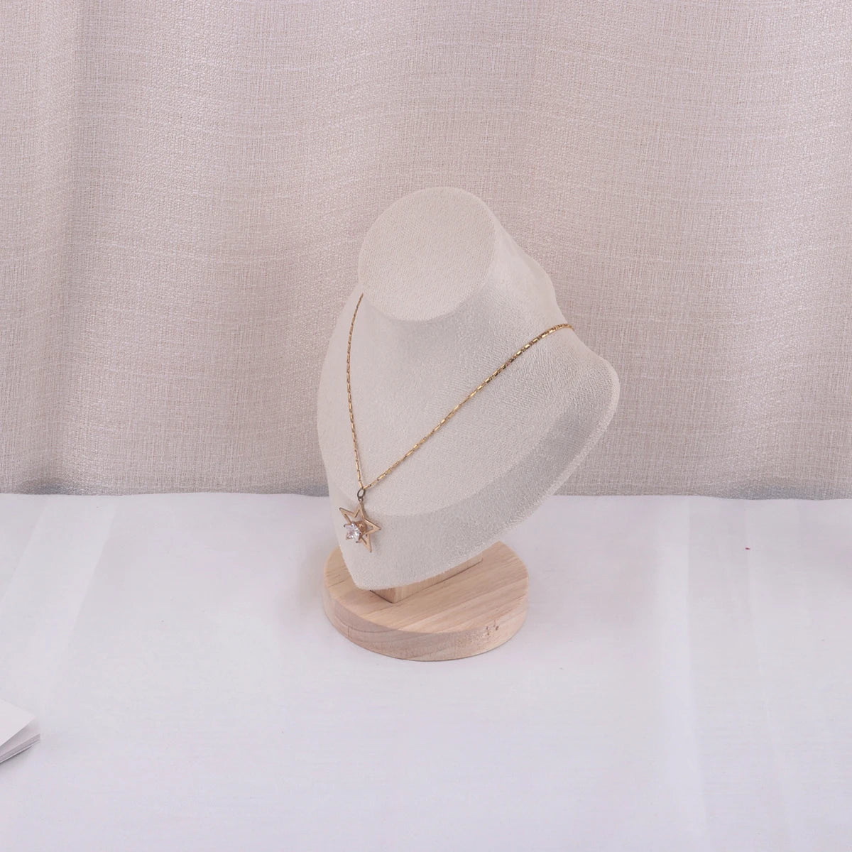 Velvet Jewelry Display Stand for Necklaces and Pendants - Smarsty