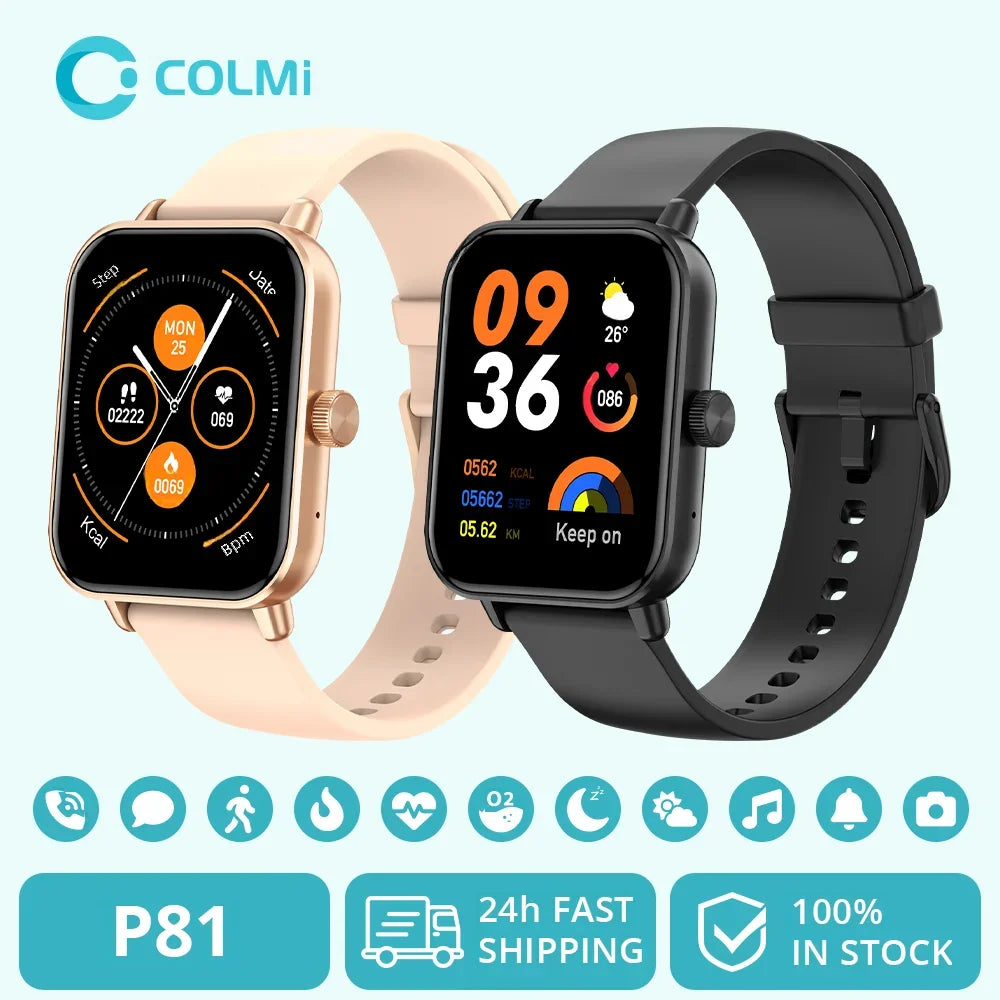 COLMI P81 Smart Watch with Voice Calling and Health Monitor - Smarsty