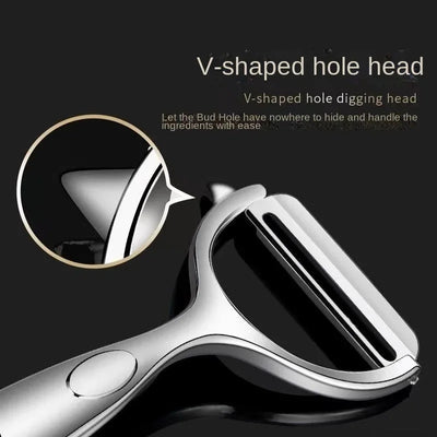 Vegetable Peeler Potato Carrot Peelers Stainless Steel Peeler with Ergonomic Non-Slip Handle & Sharp Blade Kitchen Tools by Smarsty