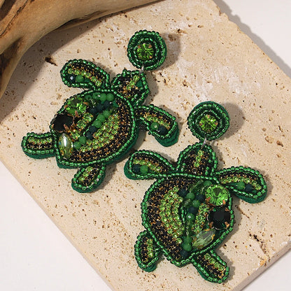 Handmade Bohemian Starfish Drop Earrings for Women - Smarsty