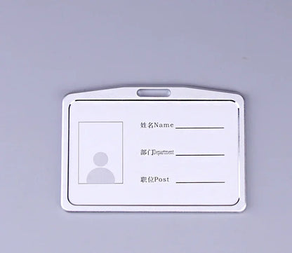Retractable Badge Reel with Card Holder Reel Clip Key Ring Retractable ID Card Holder Key Chain Holders for Office Name Tag