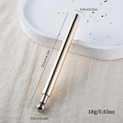 Cat Eye Nail Art Magnetic Tool Cylindrical Stick with Ball Magnet Manicure Accessory for Glass Bead Effects Fits UV Gel Polish - Smarsty