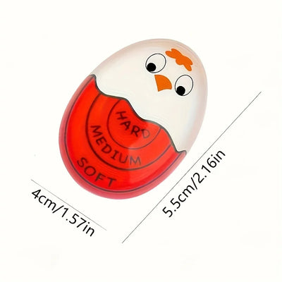 1/2pcs Chick Egg Timer Sensitive Color Change Indicator for Hard Soft Boiled Eggs Cooker Kitchen Gadget for Restaurants Bakeries by Smarsty