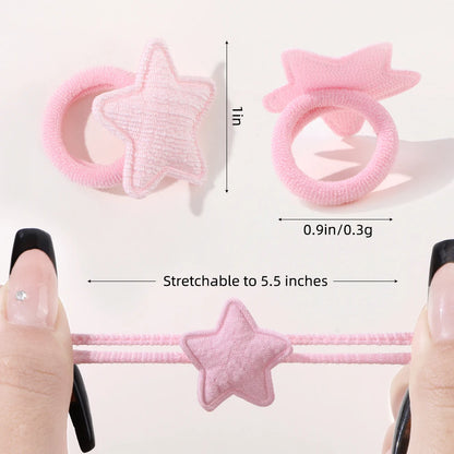 Kids Plush Ball Hair Bands Soft Comfortable Scrunchies - Smarsty