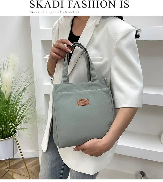 Large Capacity Insulated Lunch Bag With Sturdy Top Handle - Smarsty