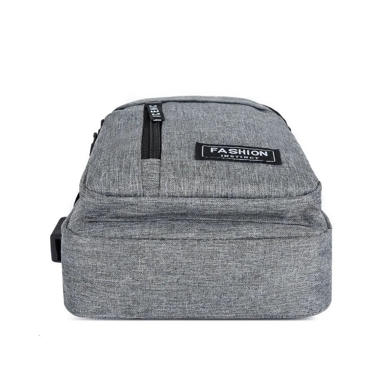 Waterproof Oxford Chest Bag For Men Korean Style Messenger - Smarsty