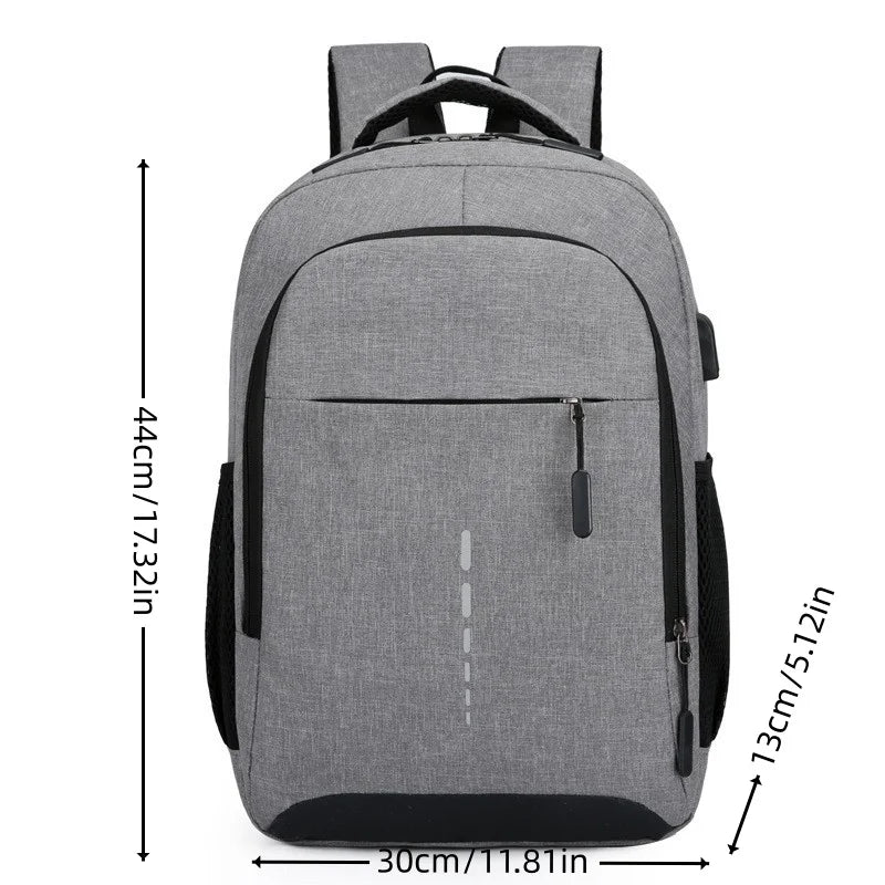 Nylon Backpack Simple And Fashionable Casual Backpack Business Commuting Computer Bag Large Capacity Backpack - Smarsty