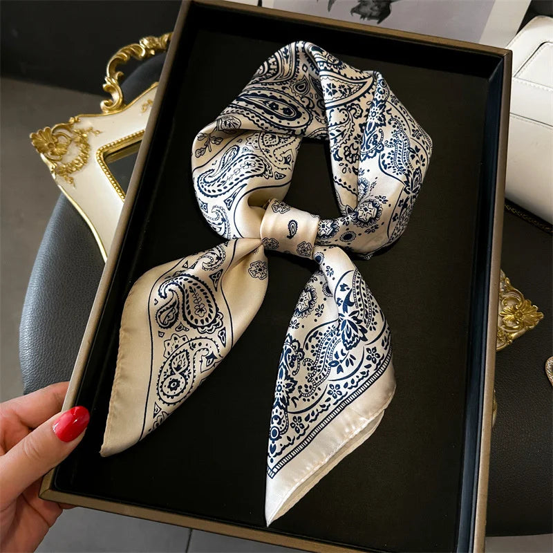 Luxury Silk Horse Print Scarf for Women - Smarsty