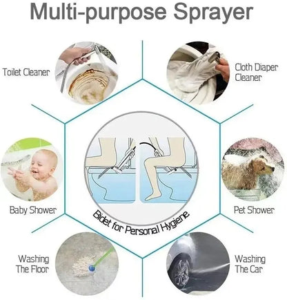 Portable Handheld Bidet Sprayer for Easy Bathroom Hygiene - Smarsty