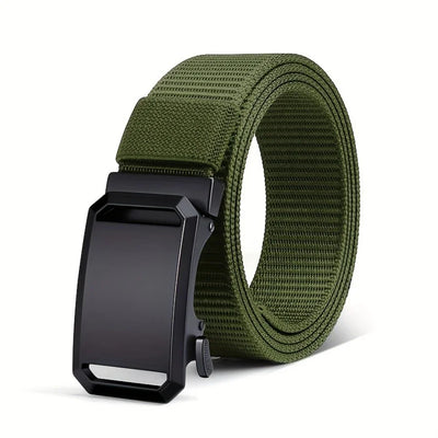 Canvas Tactical Belt For Men With Automatic Buckle - Smarsty
