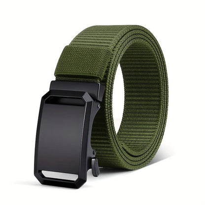 Canvas Tactical Belt For Men With Automatic Buckle - Smarsty