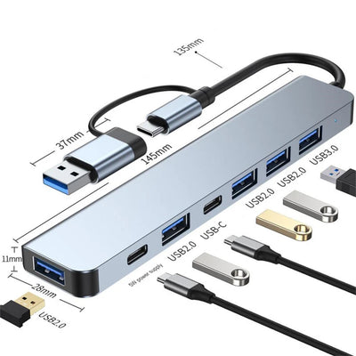 USB C Hub Docking Station Multiport 4K HDMI RJ45 VGA - Smarsty