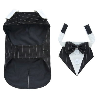 Formal Tuxedo Dog Costume for Weddings and Events - Smarsty