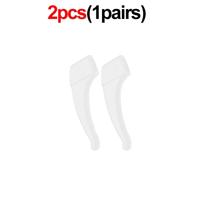 2/40pcs Silicone Ear Hook Anti-slip Glasses Leg Ear Sleeve Bracket Fastener Sunglasses Accessories Grip Anti-fall Eyewear Holder - Smarsty