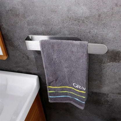 Self-Adhesive Stainless Steel Towel Rack for Bathroom - Smarsty