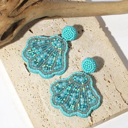 Handmade Bohemian Starfish Drop Earrings for Women - Smarsty