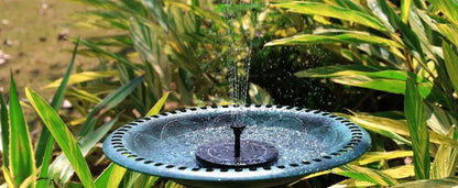 Outdoor Solar Fountain Pump Kit with 6 Nozzles - Smarsty