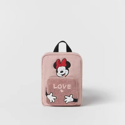Mickey Mouse Canvas Backpack Large Capacity School Bag - Smarsty