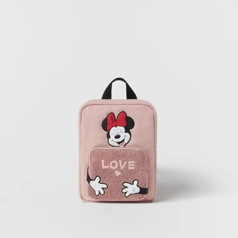 Mickey Mouse Canvas Backpack Large Capacity School Bag - Smarsty