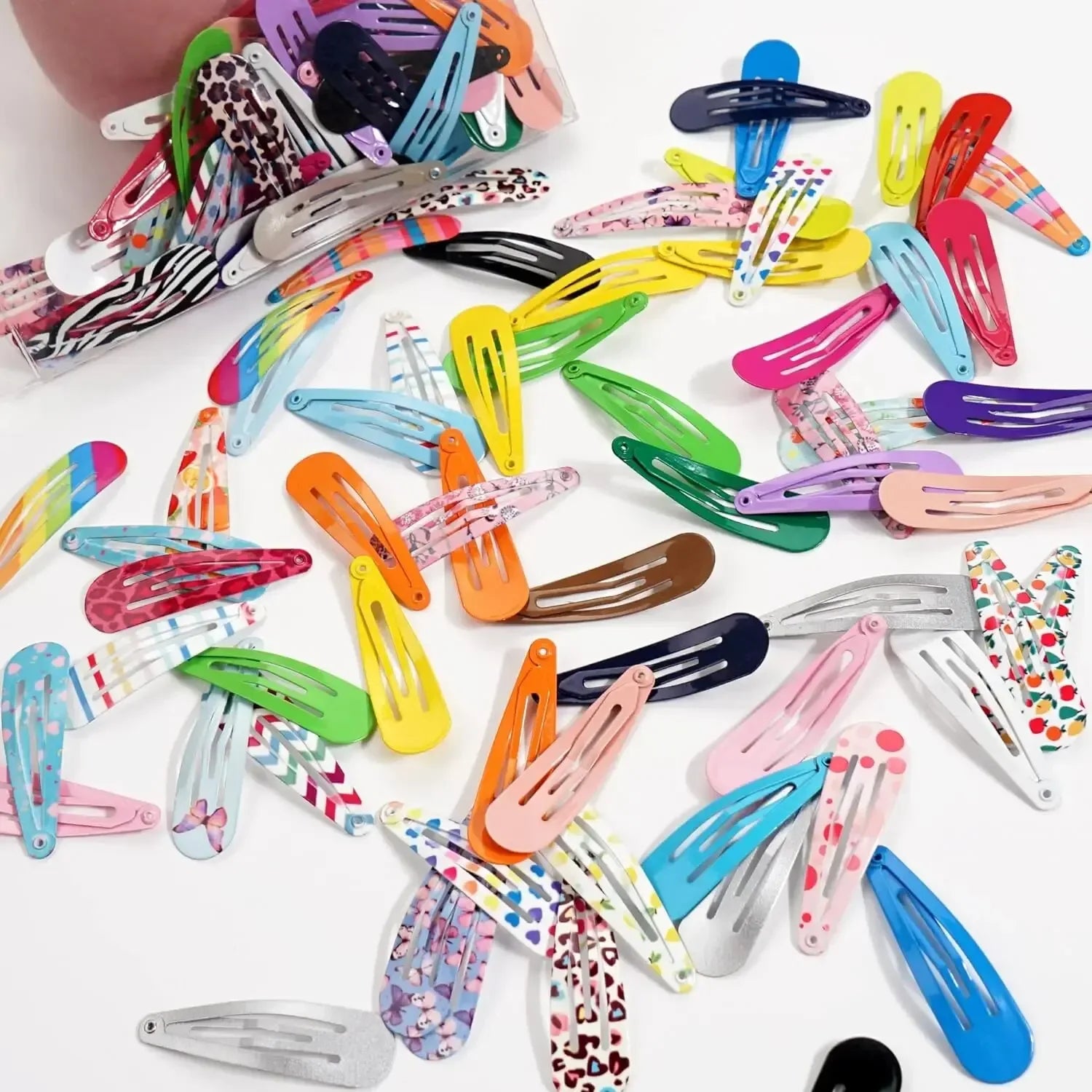 50Pcs No Slip Metal Hair Clips for Girls - Smarsty