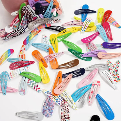 50Pcs No Slip Metal Hair Clips for Girls - Smarsty