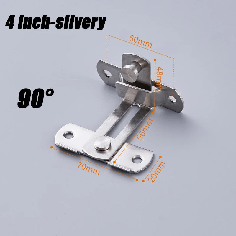 Sliding Barn Door Latch Sliding Right Angle Door Latch Door Bolt Wine Cooler Closet Window Door Latch Plug Baby Safety Latch - Smarsty