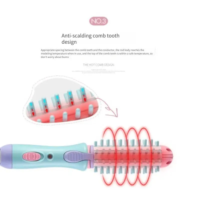 2 In 1 Mini Electric Hair Straightener And Curler Set - Smarsty