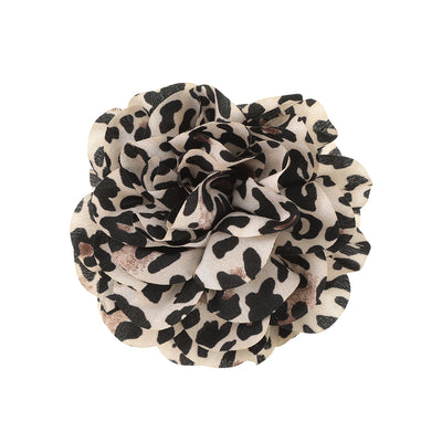 Leopard Print Hair Claw For Women Secure Vintage Hold - Smarsty