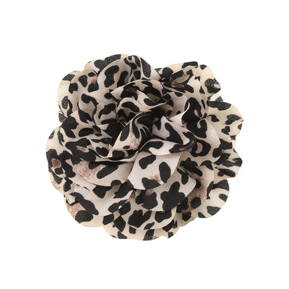 Leopard Print Hair Claw For Women Secure Vintage Hold - Smarsty
