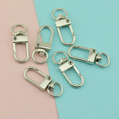 8pcs/lot Metal Universal Buckle Bag Buckle Multi Color Optional Key Buckle Alloy Buckle Lobster Buckle Bag Accessories - Smarsty