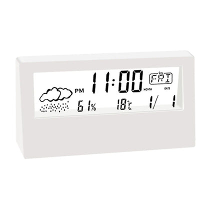 Digital Thermo-Hygrometer Alarm Clock for Home Decor - Smarsty