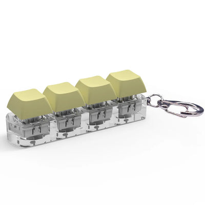 4 Keys Keyboard Keycaps Fidget Toy DIY Finger Keycaps Party Stress Relief Keyboard Caps Finger Button Fidget Decompression Toys - Smarsty