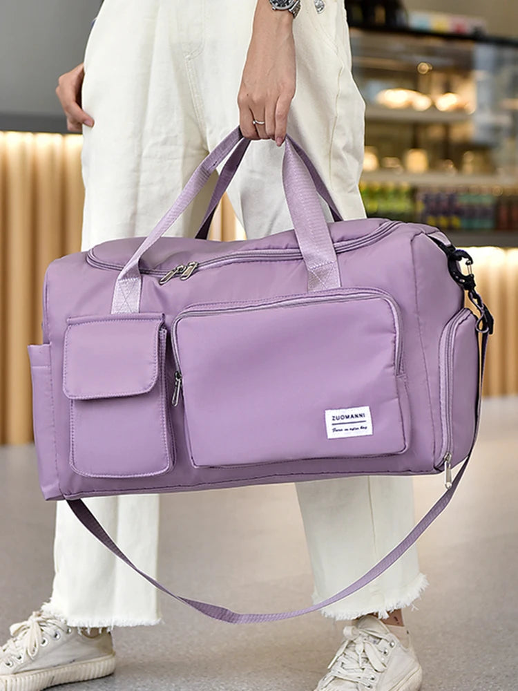 Unixinu Carry On Weekender Duffle Bag With Shoe Compartment - Smarsty