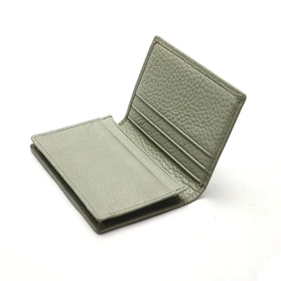 Genuine Leather Business Card Holder Name Card Case Credit Card Wallet for Men & Women - Smarsty