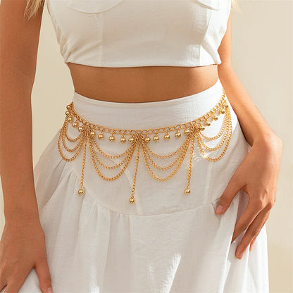 Multilayer Butterfly Pendant Belly Chain for Women - Smarsty