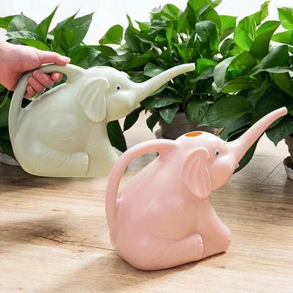 Cute Elephant Shape Watering Can for Kids Gardening - Smarsty