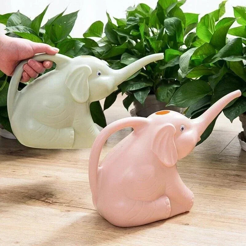 Cute Elephant Shape Watering Can for Kids Gardening - Smarsty