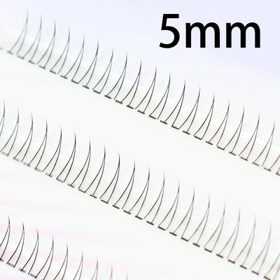 J Curl V Shape Natural Bottom Eyelashes for Manga Look - Smarsty