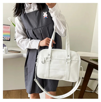 Japanese Style JK Bag Women PU Leather Crossbody Bag - Smarsty