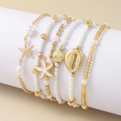 Vintage Seed Bead Bracelet Set for Summer Style - Smarsty