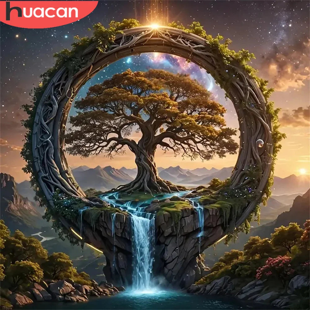 Huacan Diamond Mosaic Tree Of Life Painting Kit - Smarsty