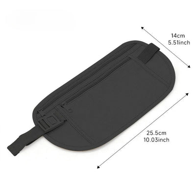 1pcWaterproof Anti-theft Invisible Running Waist Bag Multi-functional Ultra-thin Travel Cell Phone Bag For Men Women Cycling Bag - Smarsty