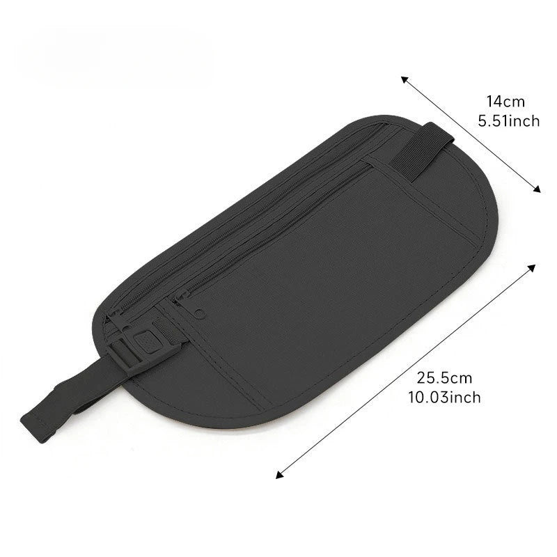 1pcWaterproof Anti-theft Invisible Running Waist Bag Multi-functional Ultra-thin Travel Cell Phone Bag For Men Women Cycling Bag - Smarsty