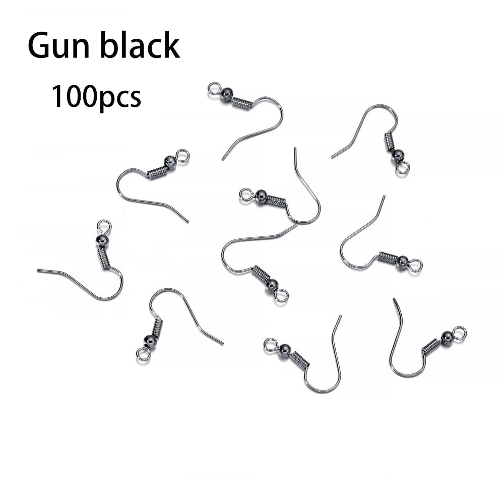 300Pc Hypoallergenic Earring Hooks Mix Color DIY Kit - Smarsty