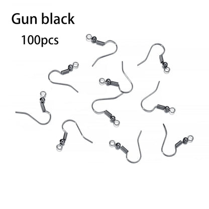 300Pc Hypoallergenic Earring Hooks Mix Color DIY Kit - Smarsty