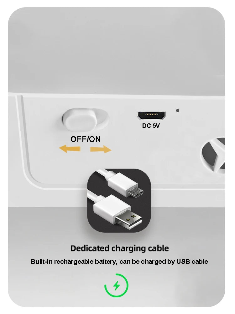 USB Rechargeable LED Night Light with Remote Dimming - Smarsty