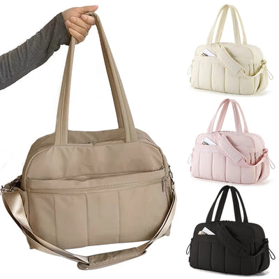 Baby Diaper Bag Travel Duffel Bags Gym Bag Women with Waterproof Hand Luggage Airport Cabin Bags Mom Stroller Maternity Totes by Smarsty